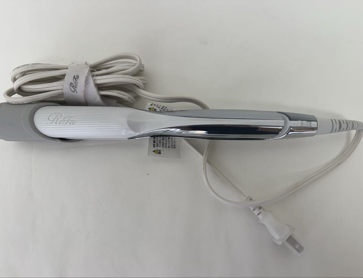 ●売り切り　ReFa リファ ストレートアイロン ホワイト RE-AC02A BEAUTECH IRON ビューテック ヘアアイロン カールアイロン　現状品