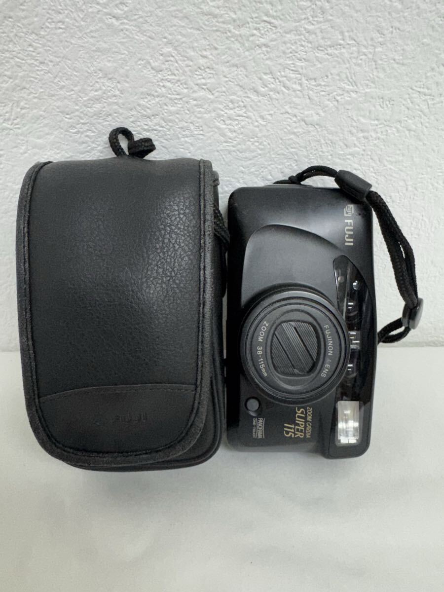 ★売り切り　FUJIFILM ZOOM CARDIA SUPER 115 38-115mm 富士フイルム ズーム カルディア フィルムカメラ コンパクトカメラ ケース付 現状品