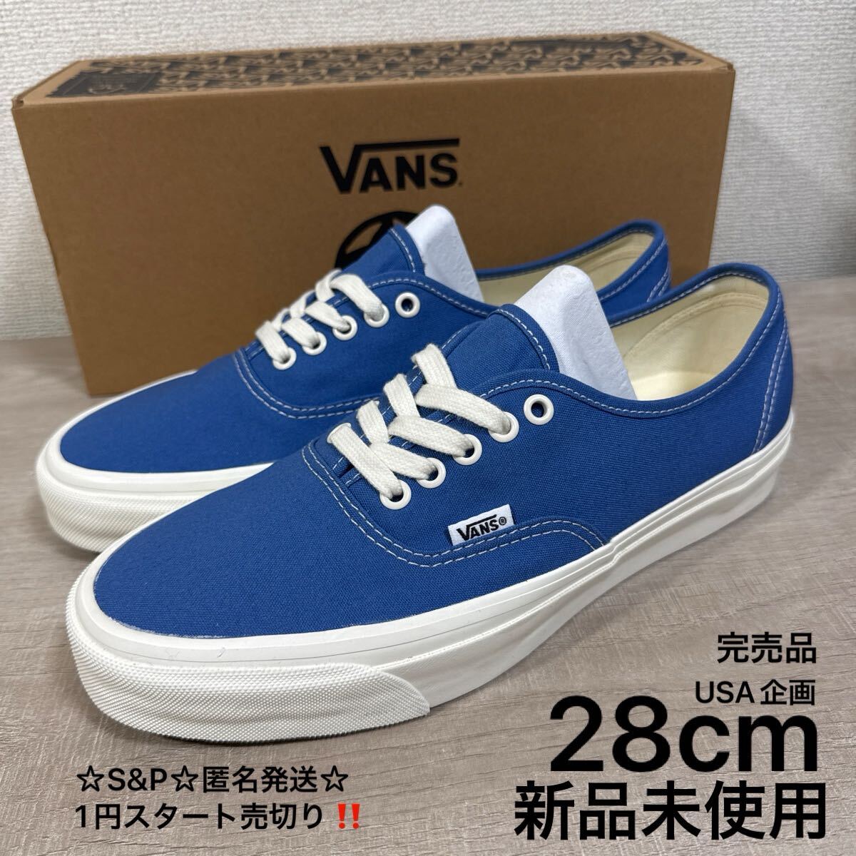 1円スタート売切り 新品未使用 28cm US10 VANS MTE Authentic Reissue 44 バンズ オーセンティック スニーカー キャンバス USA企画
