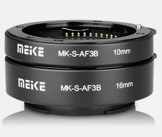 ソニー SONY NEX Eマウント AF/AE可能 接写リング 10mm+16mm マクロ撮影 α7R V α7 V α9 III α1 II α7CR II α6700