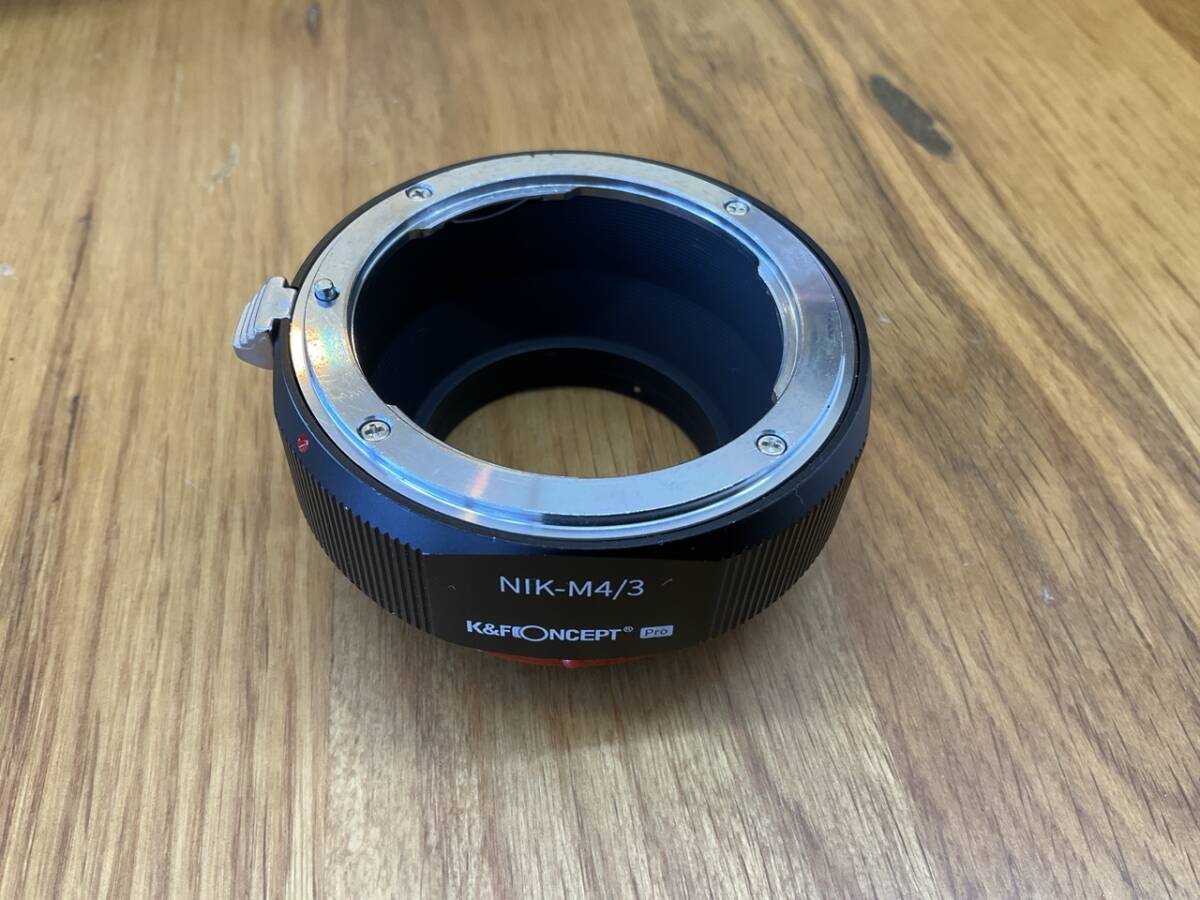K&F Concept レンズマウントアダプター KF-NFM43.P (ニコンFマウントレンズ → マイクロフォーサーズマウント変換）
