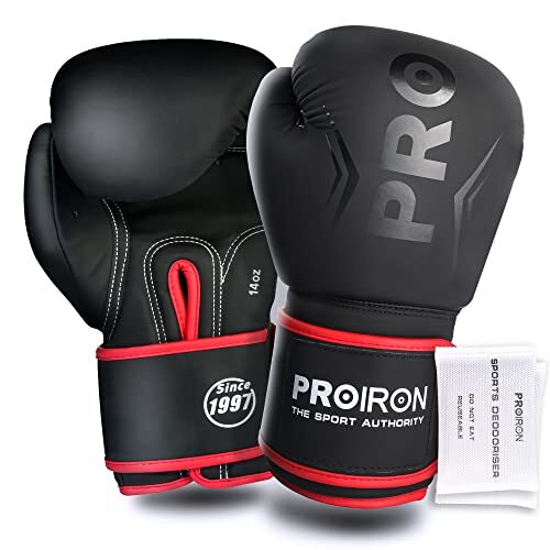 PROIRON ボクシンググローブ 8オンス 10オンス 12オンス 14オンス パンチンググローブ ボクシング用グローブ r.h