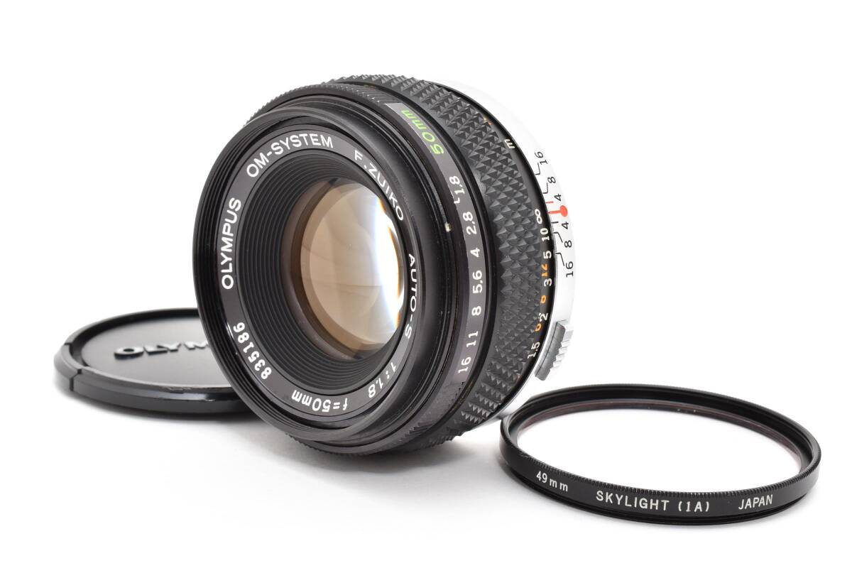 【外観美品】オリンパス OM-SYSTEM 50mm 1:1.8 レンズ 2926143