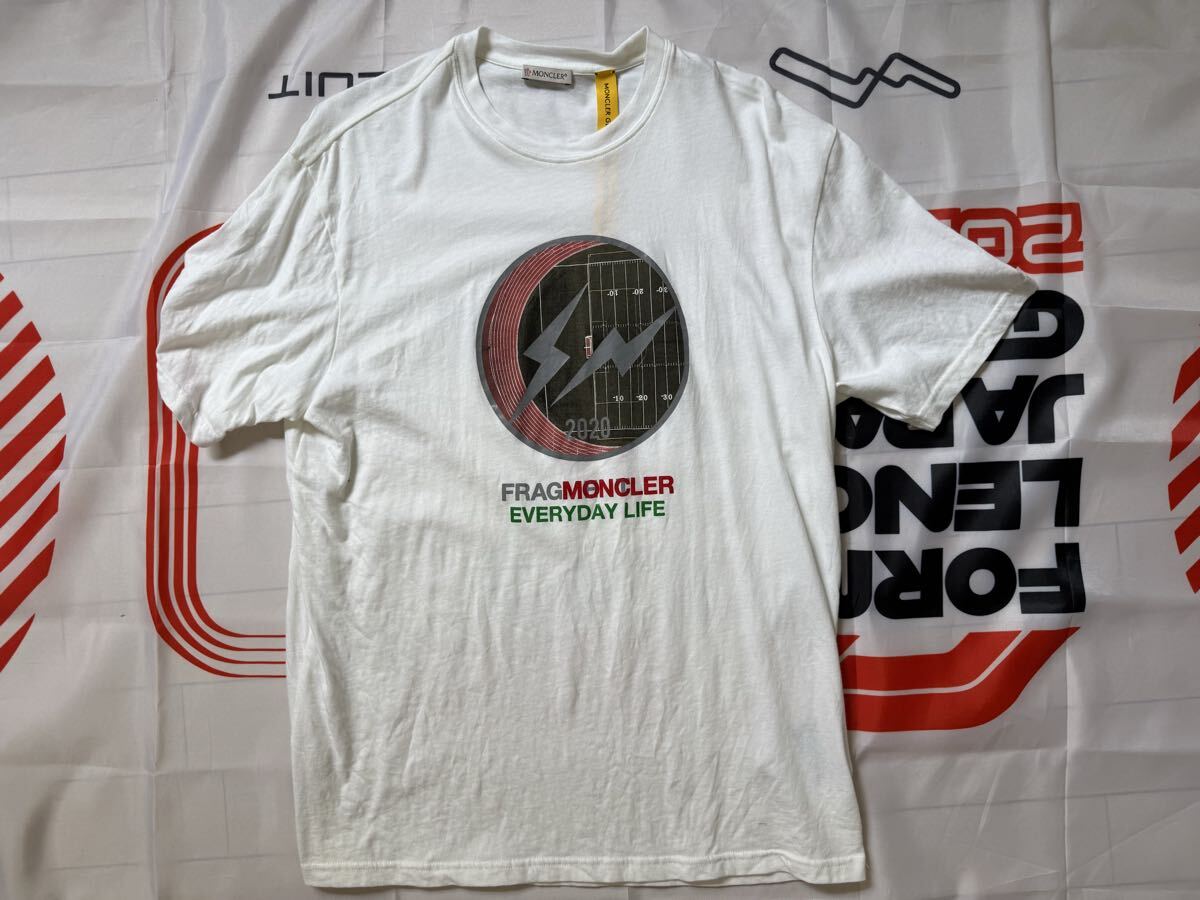 MONCLER × FRAGMENT Tシャツ ホワイト 2020 TG s