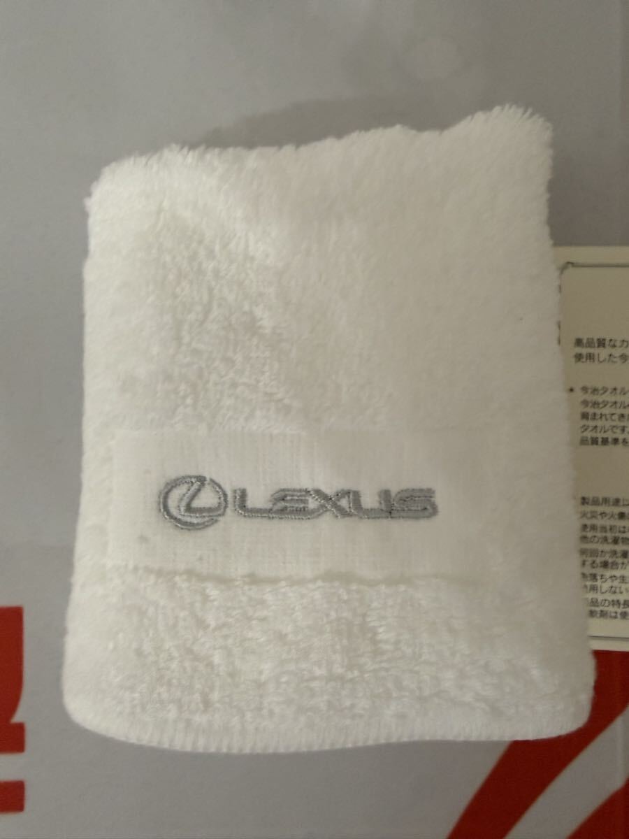 LEXUS レクサス 今治タオル ミニタオル ハンカチ ホワイト