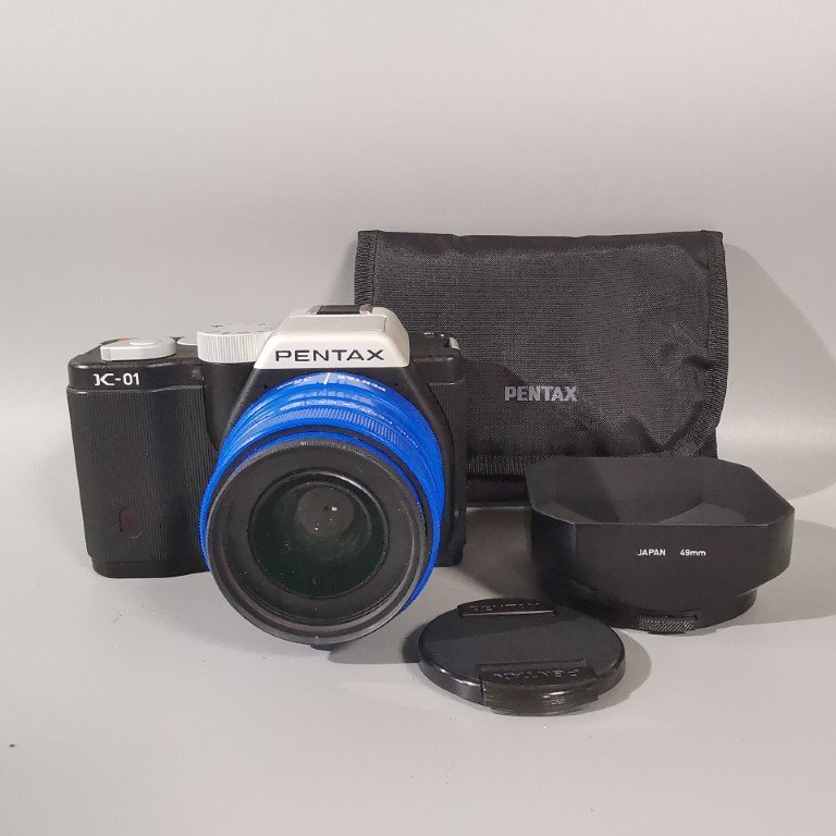 外観美品 動作品 PENTAX K-01 SR ショット数1763 ペンタックス SMC PENTAX-DA 35mm F2.4 AL レンズセット ミラーレス一眼カメラ Z8662