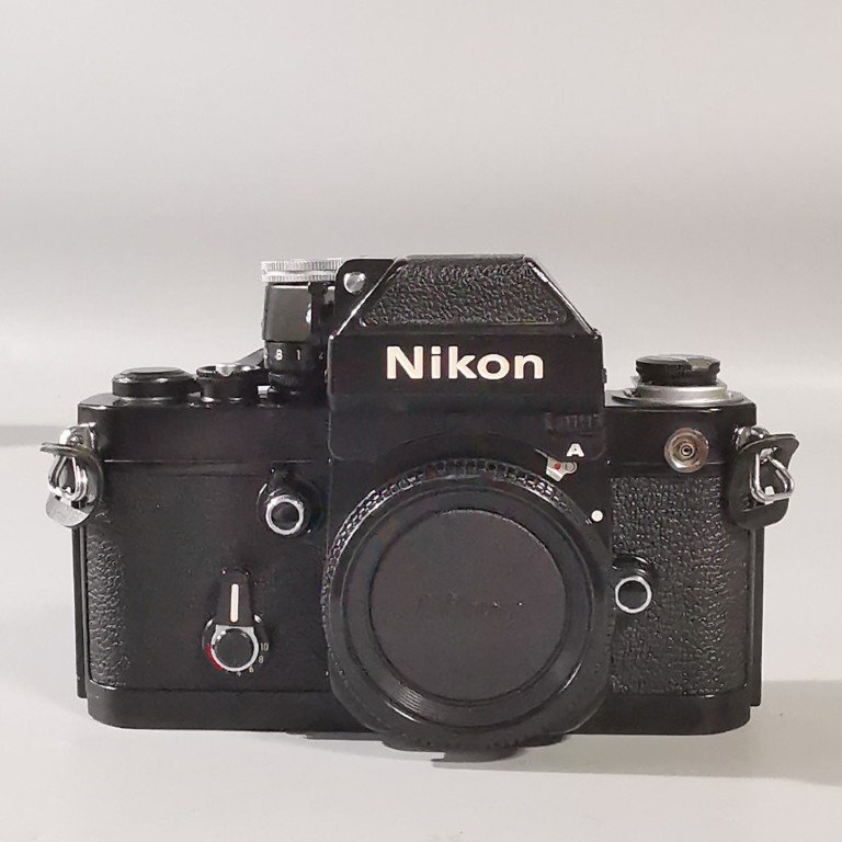 動作品 Nikon F2 フォトミックA 後期 7741431 DP-11 ブラック フィルム一眼レフカメラ ボディ ニコン 通電確認済 現状品 Z8658