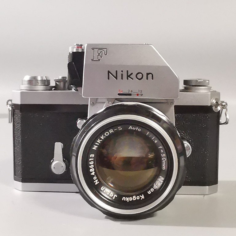 動作品 Nikon F フォトミックFTN 後期 6961570 フィルム一眼レフカメラ ボディ NIKKOR-S 50mm f1.4 NON Ai ニコン 通電確認済 現状品 Z8657