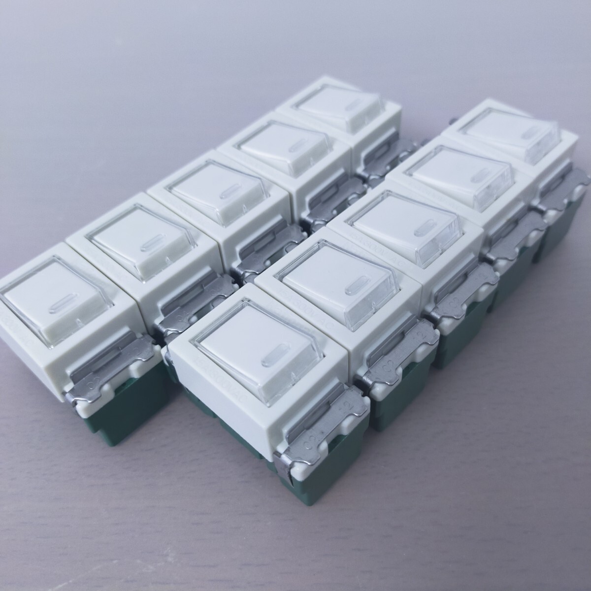 ★倉庫保管品★National フルカラー 埋込ほたるスイッチB WN5051 10個 片切 100V 未使用品