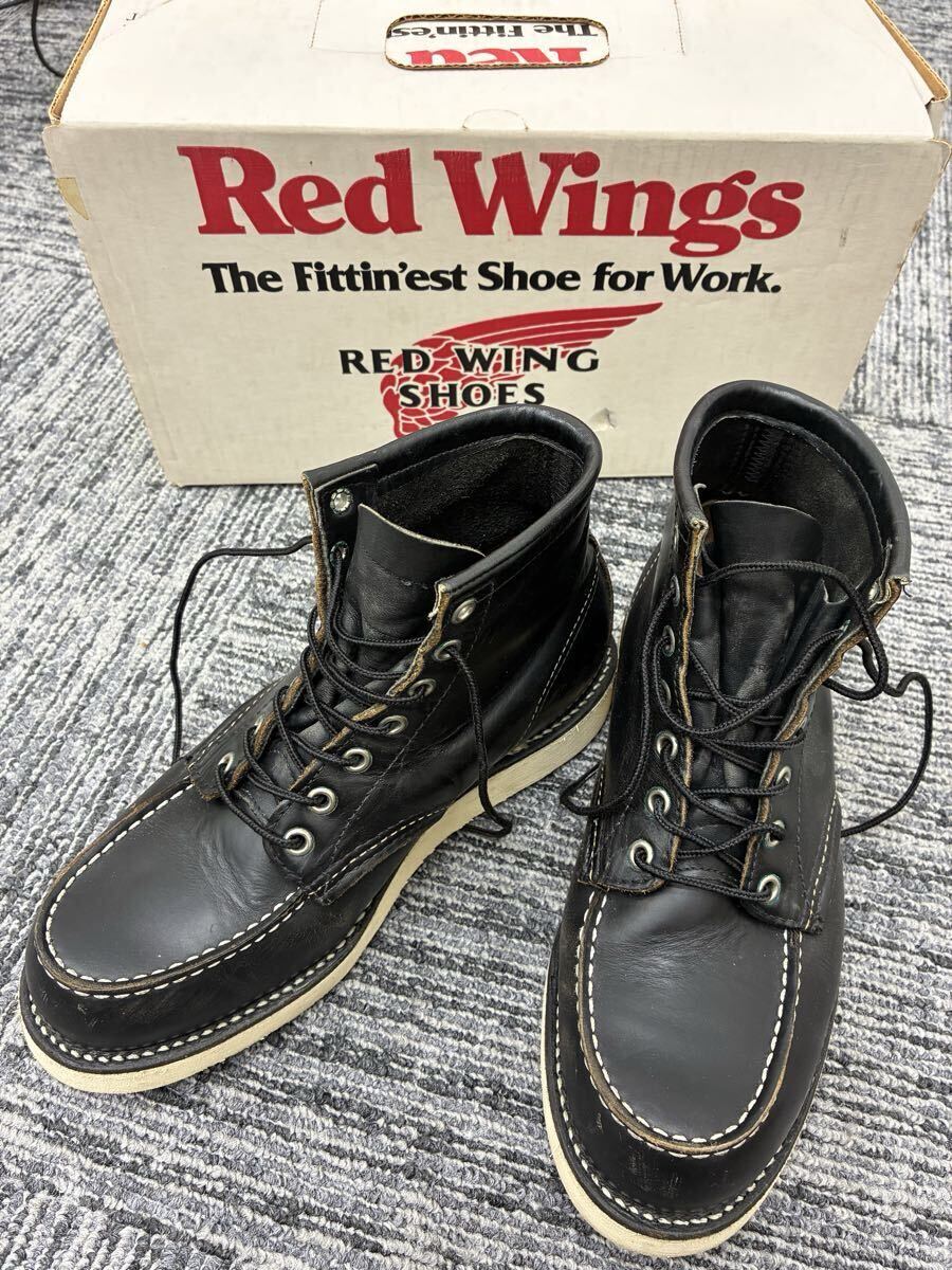 1590 ◆RED WING アイリッシュセッター モックトゥ 黒 ブラック 送料未入力の為再出品