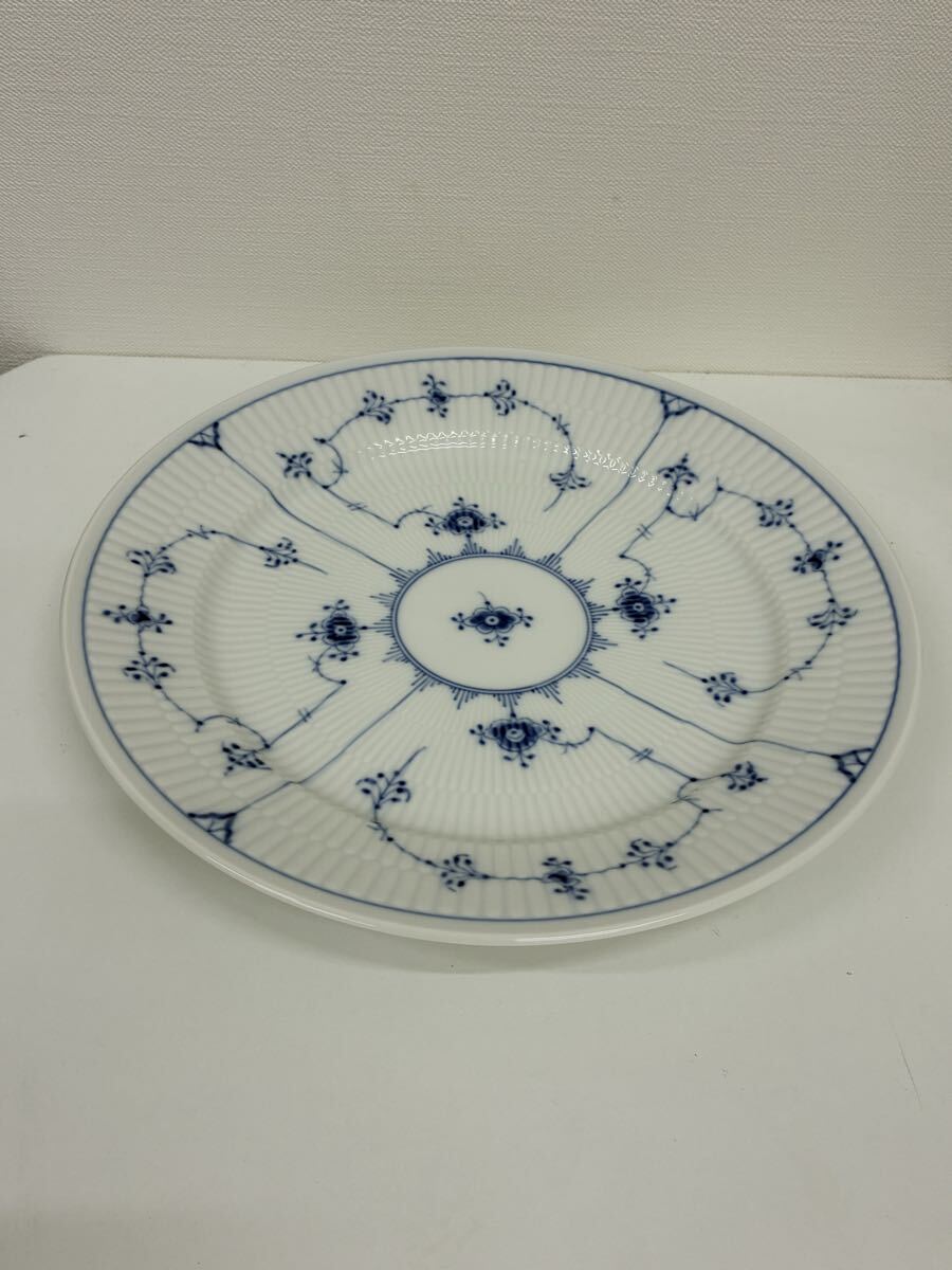 2020 ロイヤルコペンハーゲン ブルーフルーテッド プレイン 25.8cm ディナープレート 皿 1枚 ROYAL COPENHAGEN 自宅保管品