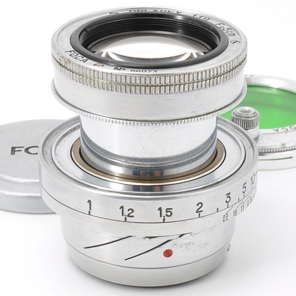FOCA OPLAREX 5cm F1.9 フォカ オプラレックス 5/1.9 バヨネットマウント キャップ フィルター フランス 50mm オプラ OPLAR オぺラレックス