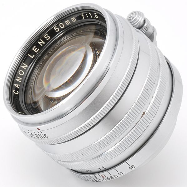 CANON LENS 50mm F1.5 キャノン レンズ 50/1.5 Lマウント L39 日本製 CAMERA JAPAN キヤノン マニュアル カメラ スクリューマウント 5cm 15