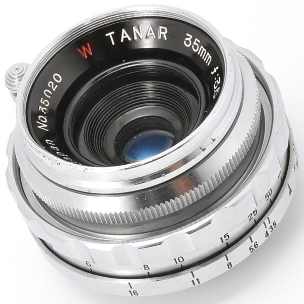 W TANAR 35mm F3.5 Ｗ タナー 35/3.5 Lマウント L39 LTM Tanaka Kogaku Japan 田中光学 日本製 CAMERA LENS カメラ レンズ 35 3.5cm