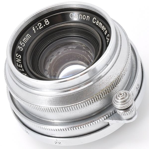 CANON LENS 35mm F2.8 キャノン レンズ 35/2.8 Lマウント L39 LTM キヤノン カメラ CAMERA 日本製 JAPAN スクリューマウント 3.5 28