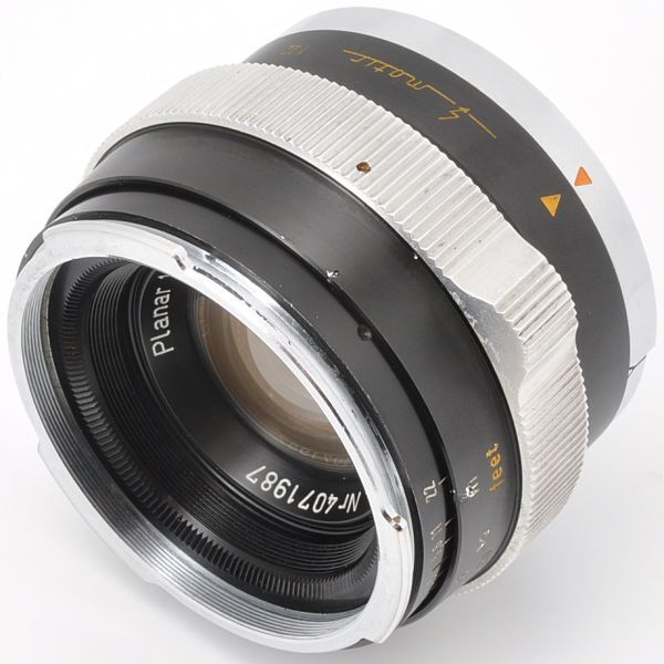 Contarex Planar 50mm F2 コンタレックス プラナー 50/2 Carl Zeiss カール ツァイス Black ブラック ドイツ製 Germany レンズ LENS 5 20