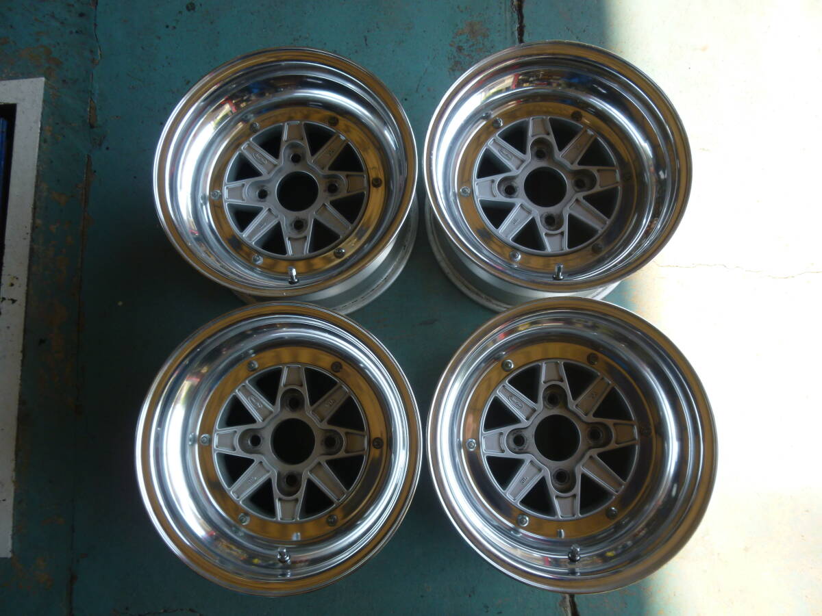 3.スピードスター MK3 MKⅢ マーク3 マークⅢ 14×8J -12 4本セット 美品 当時物 AE86 ケンメリ サニトラ カローラ カリーナ 旧車