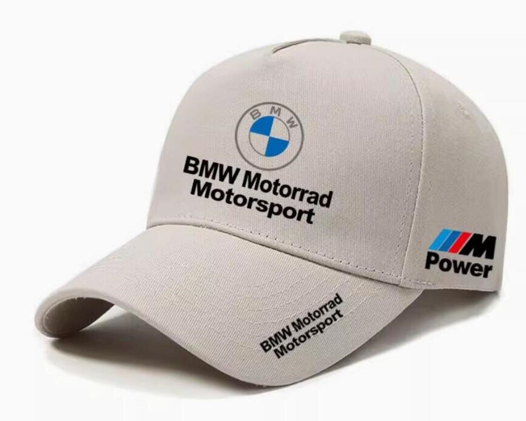 BMW Motorsport レーシング サンバイザー キャップ 野球帽 紫外線対策 メンズ レデ ィース アウトドア サイクリング ◆即納◆帽子ベージュ