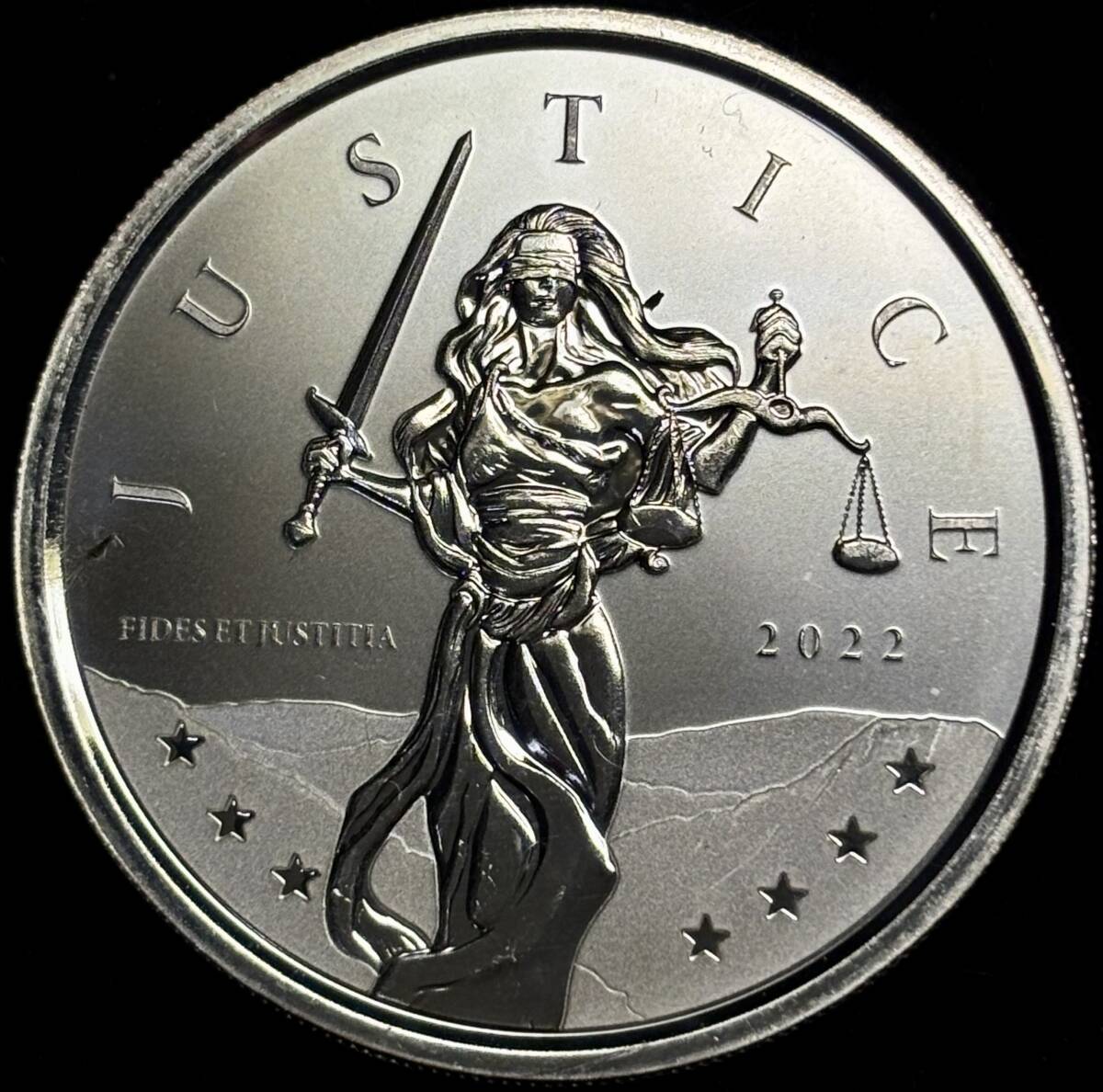 【英領ジブラルタル大型銀貨】(1オンス純銀 直径39mm 2022年)