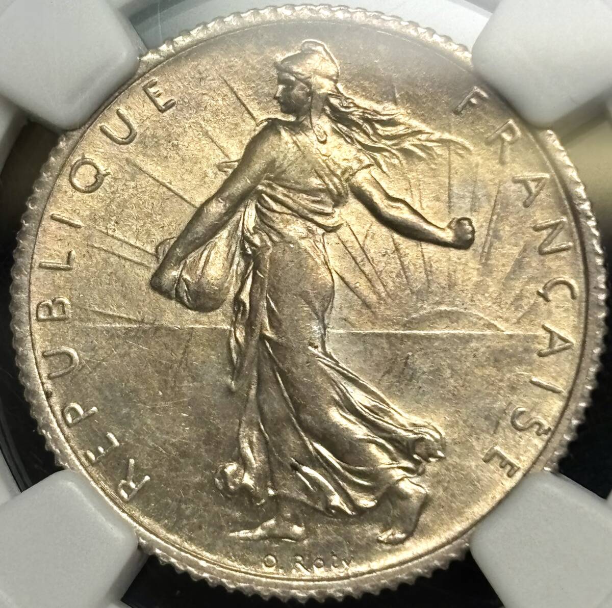 【フランス銀貨】(NGC-MS62 1916年)