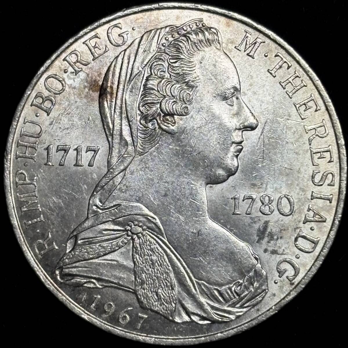 【オーストリア銀貨】(1967年銘 13.0g 直径30mm)