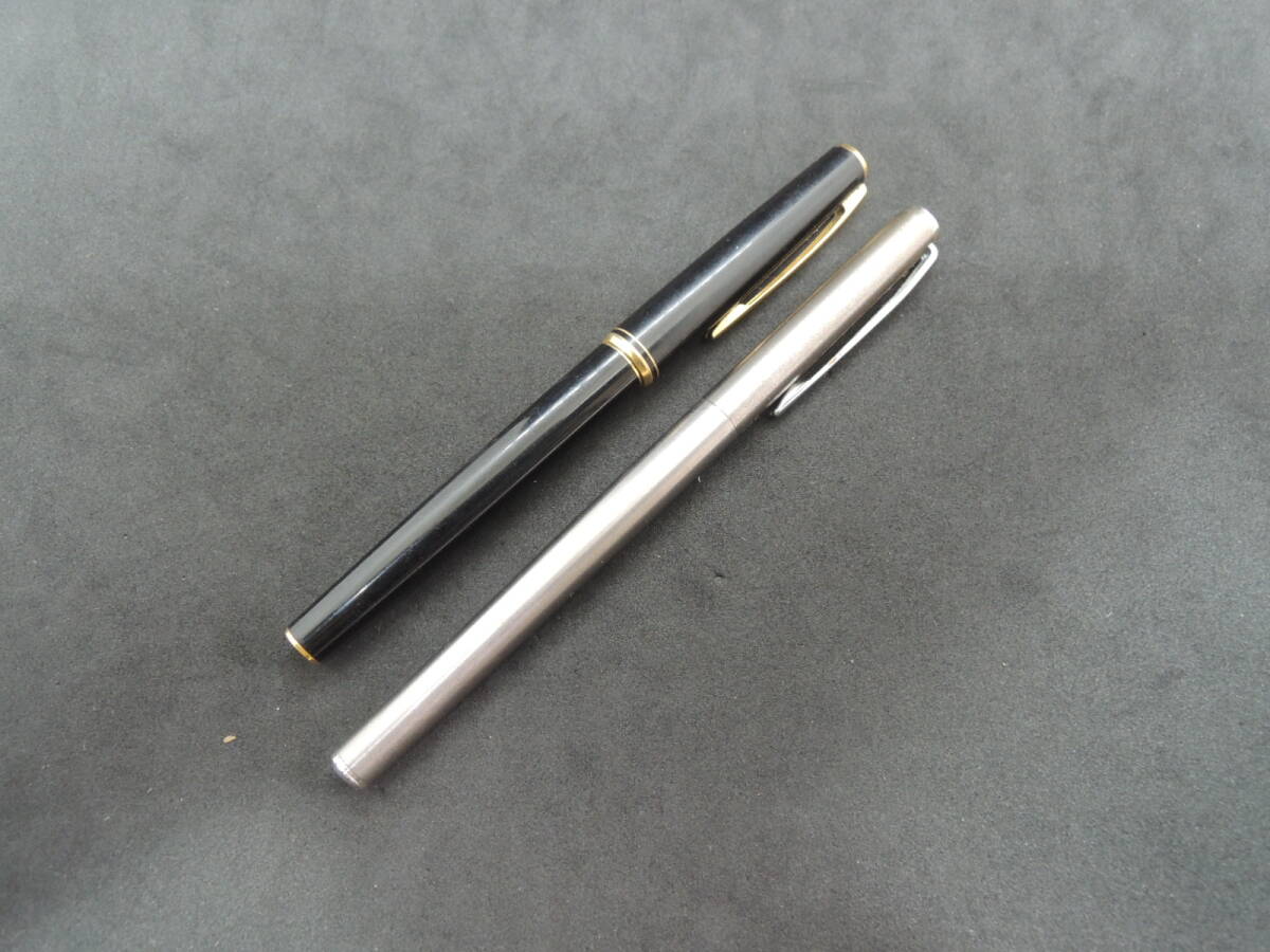 △万年筆 まとめ 2本セット PILO1 MONT BLANC 筆記具 ビジネス/管理6301A12-CF0126