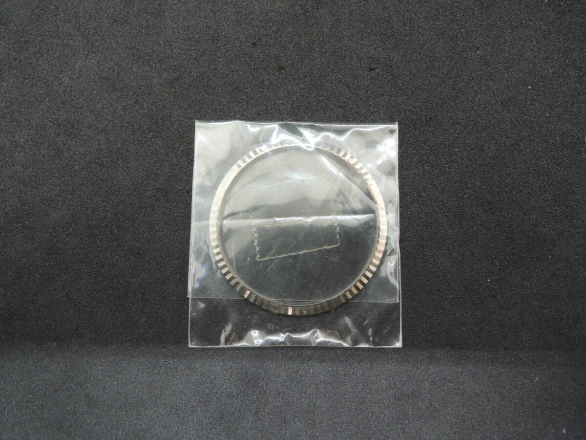 △ROLEX 腕時計 修理交換用 ベゼル シルバー ロレックス 部品 パーツ/管理6314A12-CF0126
