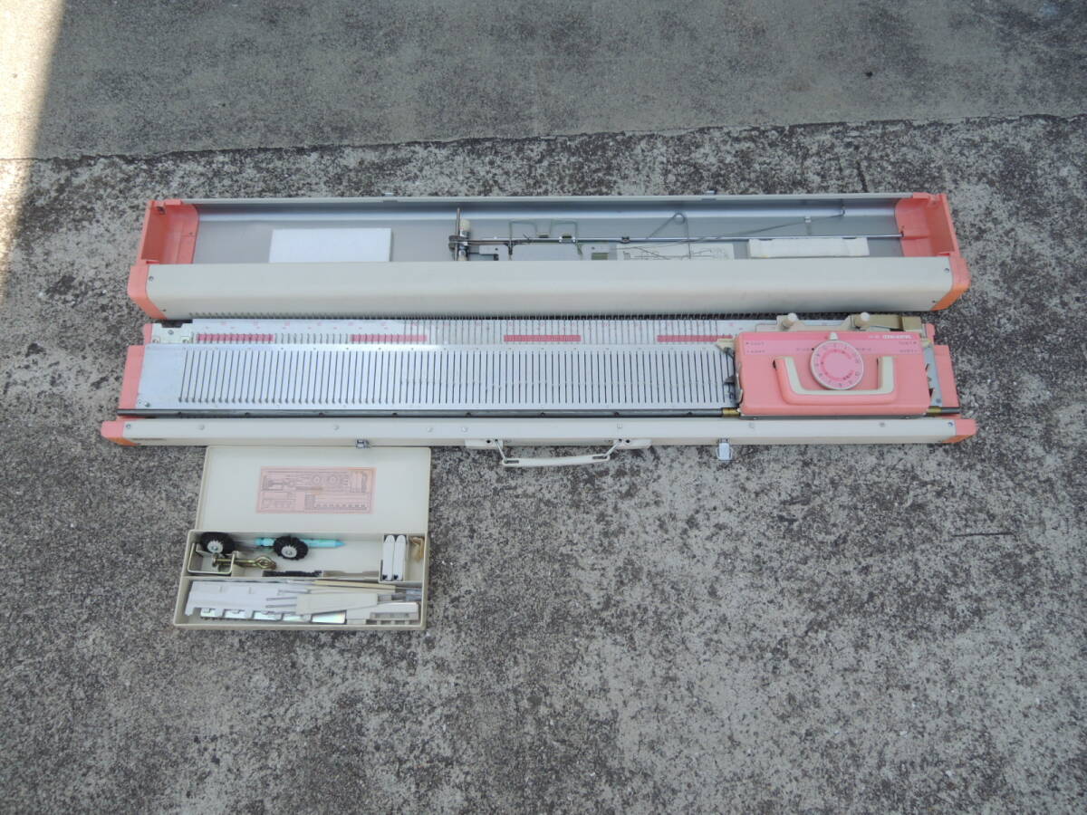 △シルバー精工 SILVER REED 編み機 ハンズモア SK151 編み機 編み物 手芸 レトロ 当時物 昭和レトロ/管理6439A14-CF0126