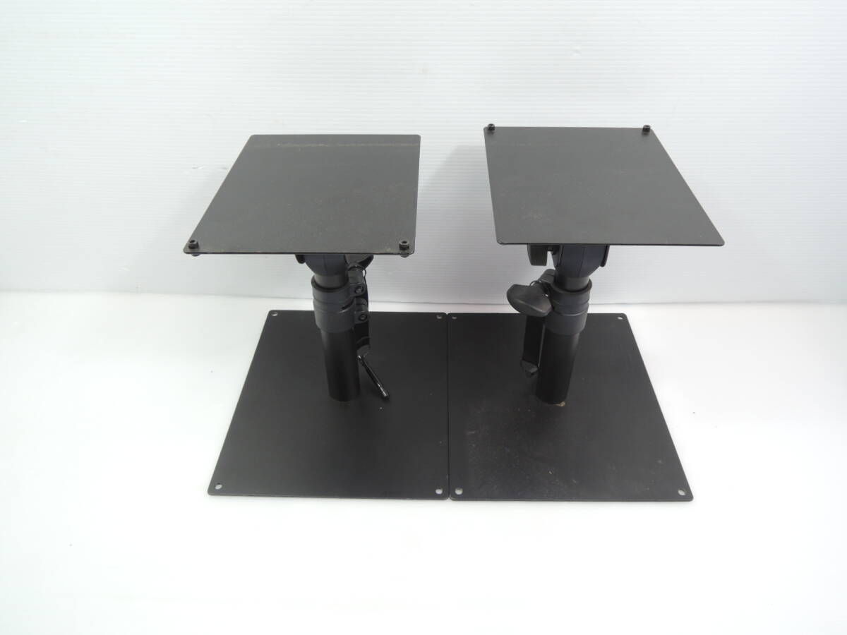 △スピーカースタンド 高さ調整 伸縮式 スピーカー台 三脚 2本セット 機材/管理6560A10-CF0126