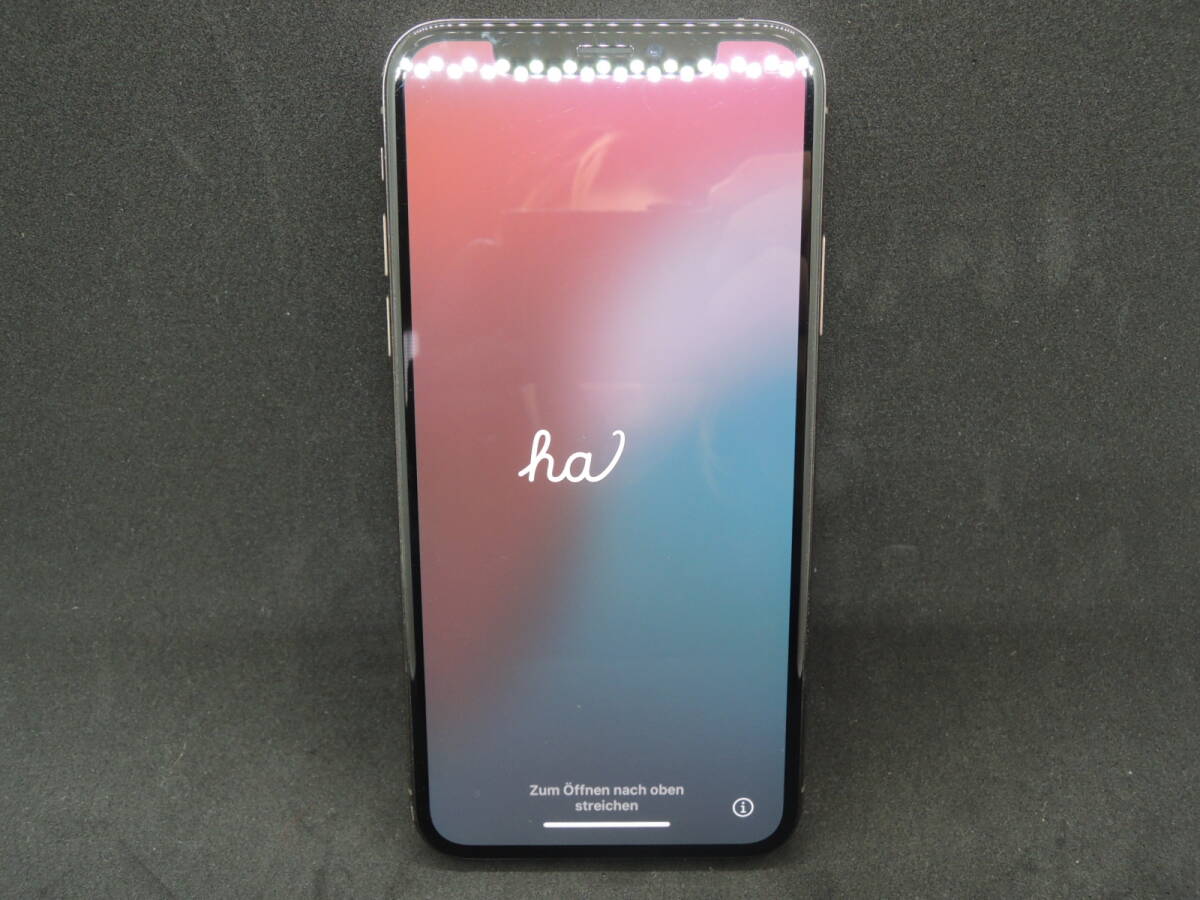 △ ジャンク品 Apple iPhone XS 64GB ホワイト SIMフリー 非純正バッテリー 判定○ 本体のみ/管理6683A12-CF0126