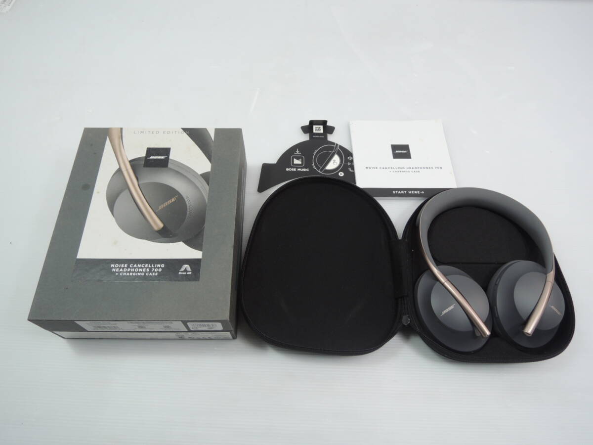 △BOSE noise cancelling headphones 700 ワイヤレスヘッドホン ブラック Bluetooth ヘッドホン ノイズキャンセリング/管理6714A13-CF0126