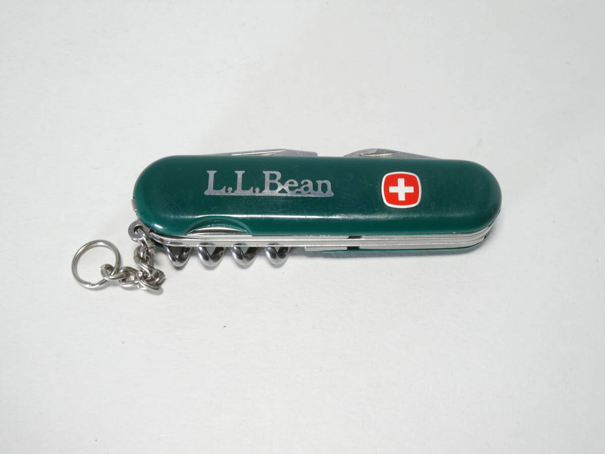 当時物 WENGER×L.L.Bean スイスアーミーナイフ レザーシース マルチツール ナイフ VICTORINOX