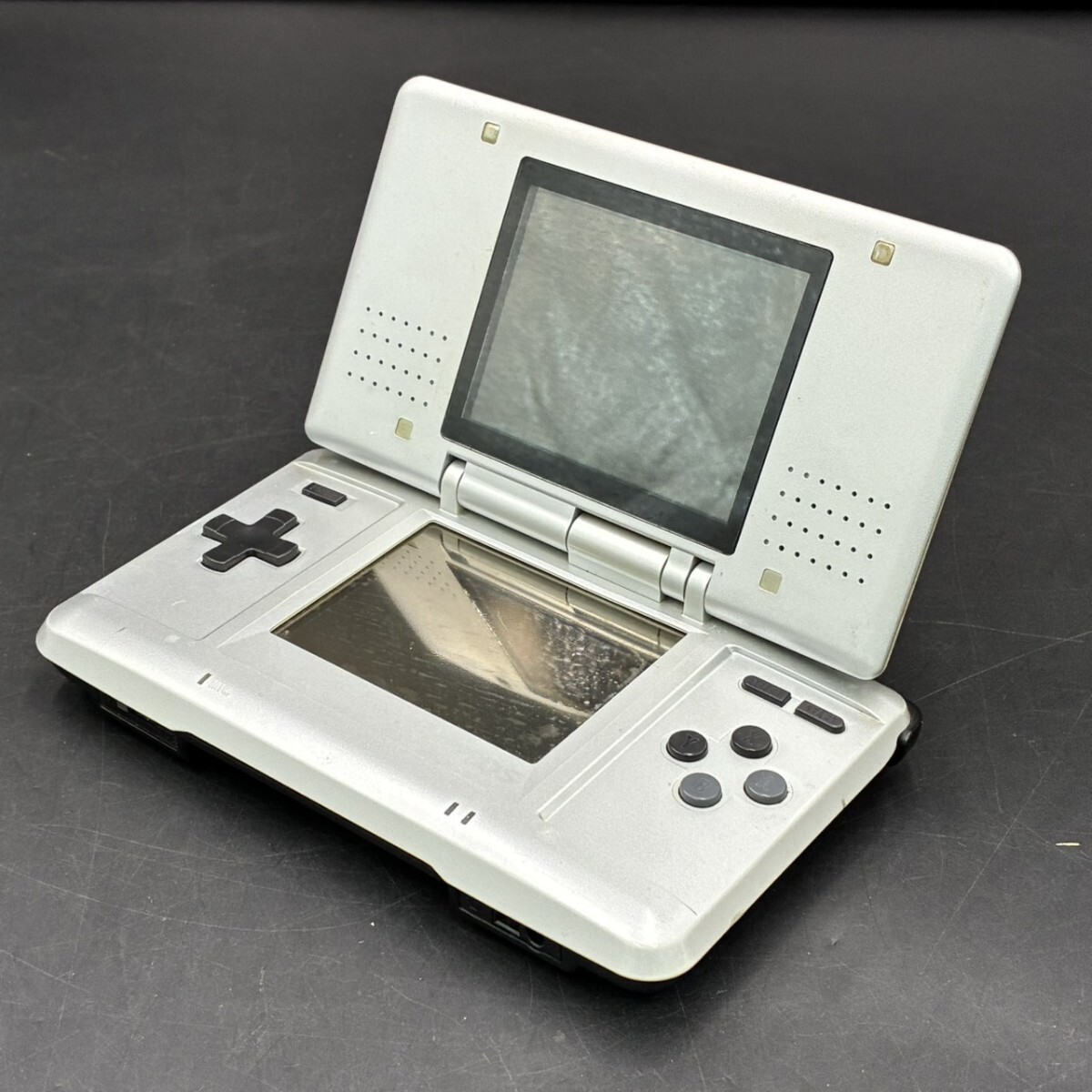 1円スタート Nintendo 初代 ニンテンドー DS プラチナシルバー 任天堂 通電確認済み AF0604し