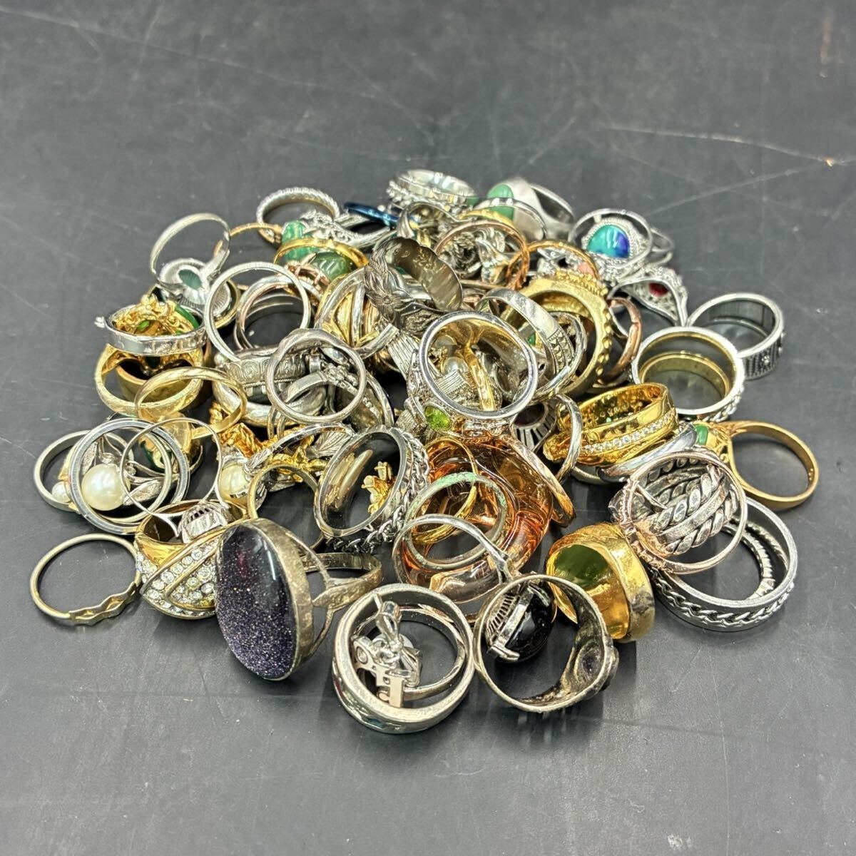 1円スタート リング 大量 まとめ 一部 silver 925 Sterling 刻印のものあり 総重量329.0g TK0605ナ