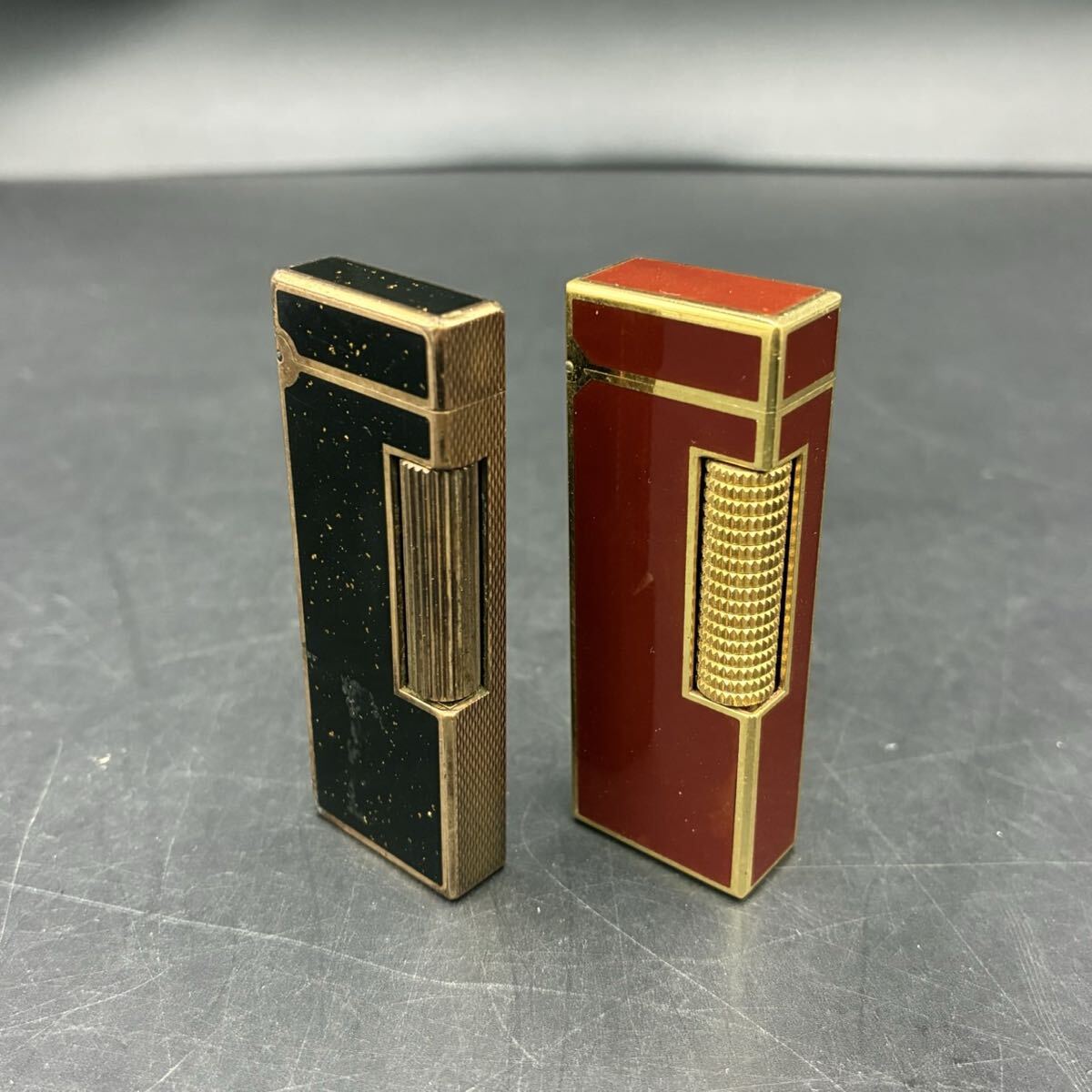 1円スタート dunhill ダンヒル ガス ライター まとめ 2点 ローラー式 2点中1点火花OK 現状品 HE060613