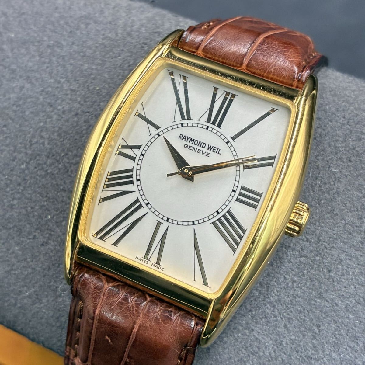 1円スタート RAYMOND WEIL レイモンドウィル 2661 腕時計 手巻き 18K刻印あり 総重量約40.4g 可動品 ヴィンテージ AY060625