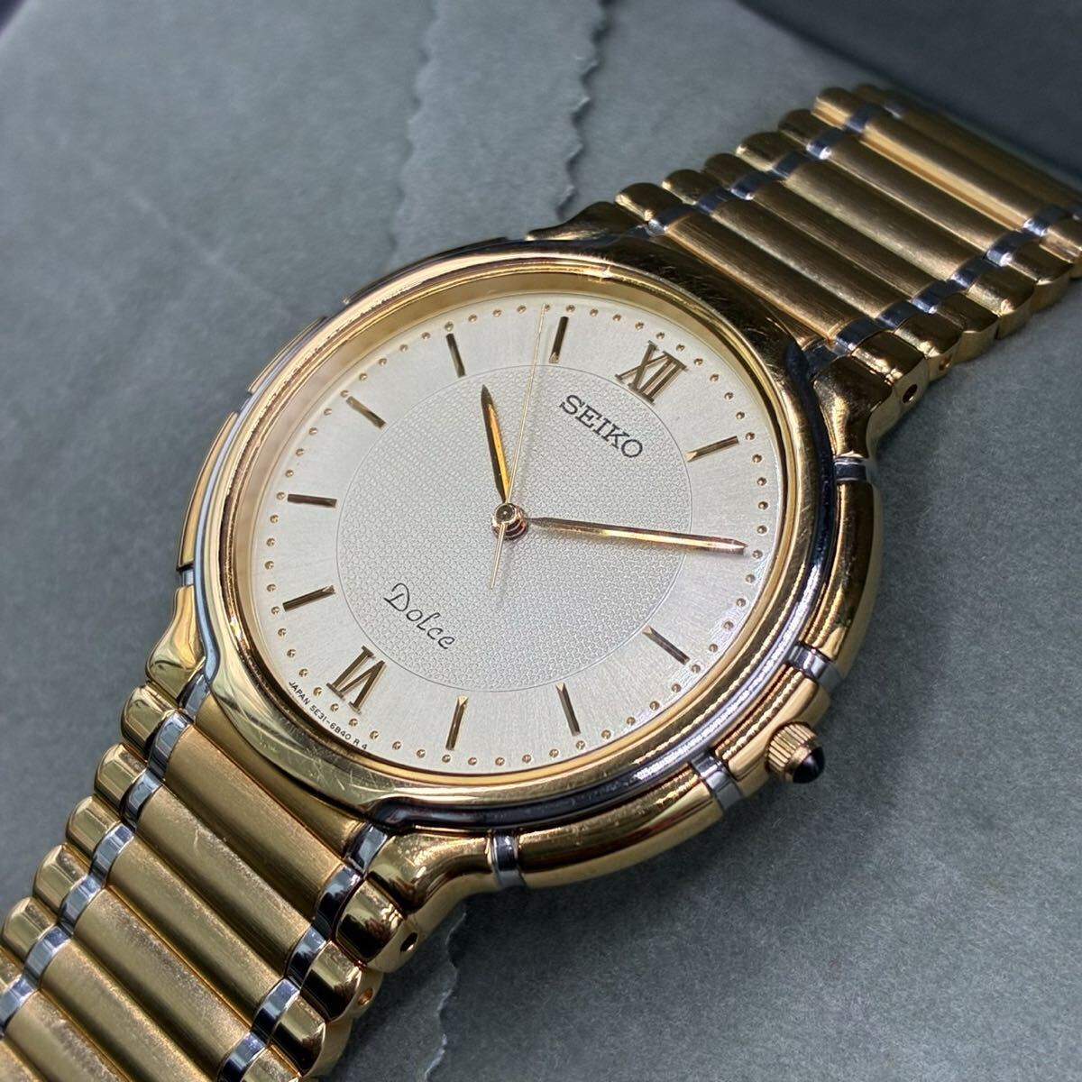 1円スタート SEIKO セイコー Dolce ドルチェ 5E31-6B40 腕時計 クォーツ 動作未確認 TK060711
