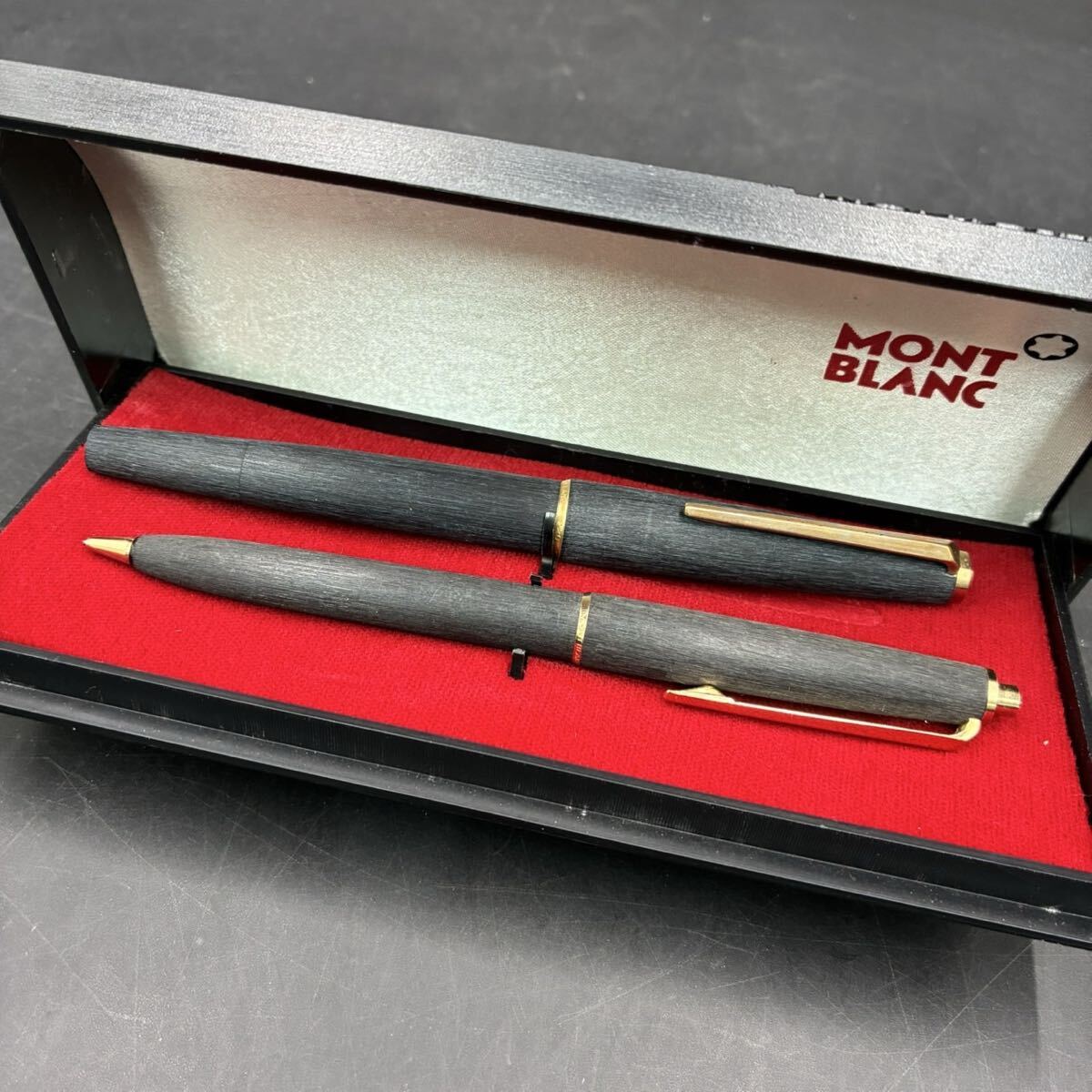 1円スタート MONTBLANC モンブラン 万年筆 シャーペン セット ペン先 585 刻印あり 筆記未確認 シャープペンシル TK060714