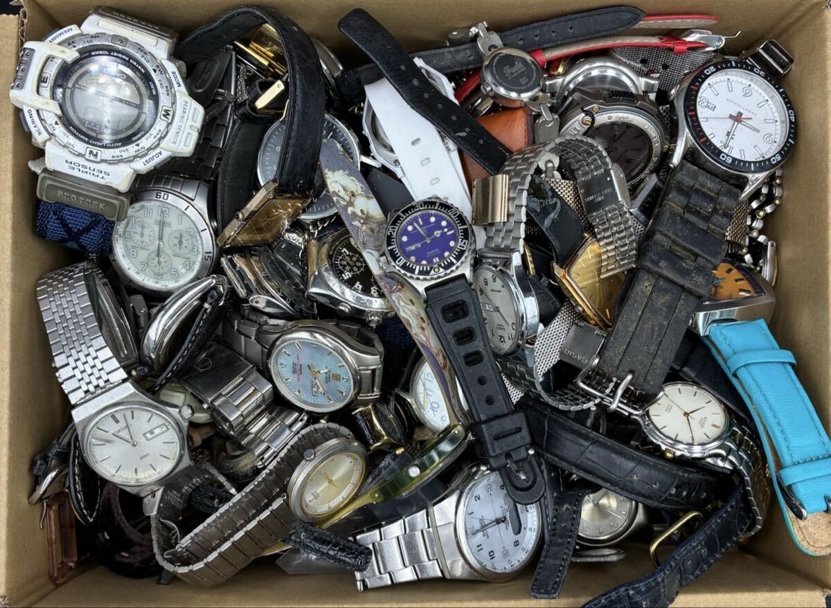 △1円スタート 腕時計 ジャンク品 まとめ 大量 約5.7kg CASIO SEIKO CITIZEN 等 動作未確認 AY0606く