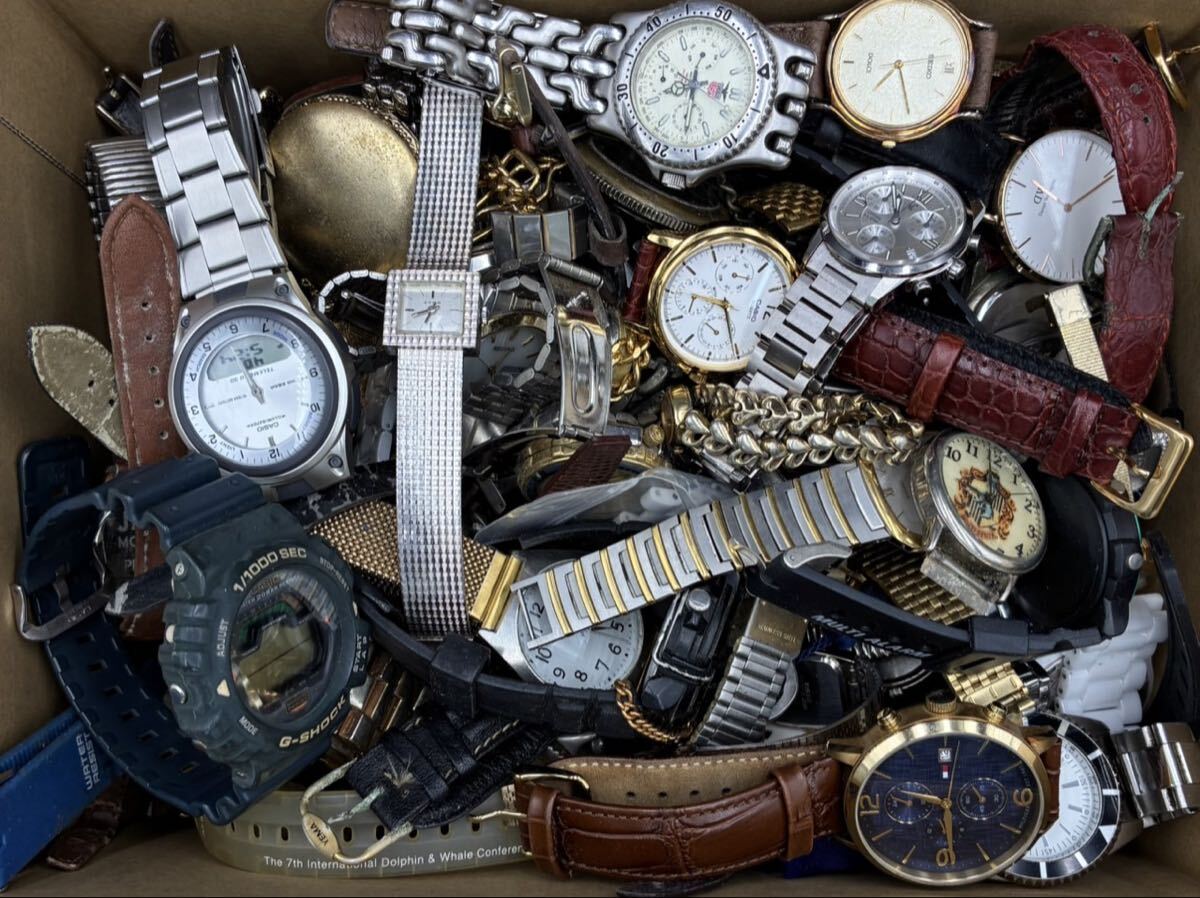 △1円スタート 腕時計 ジャンク品 まとめ 大量 約5.1kg CASIO SEIKO CITIZEN 等 動作未確認 HE0606も