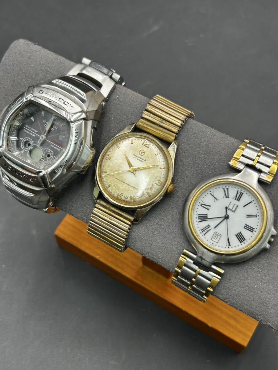 1円スタート RODANIA dunhill CACIO G-SHOCK ミレニアム 手巻き ヴィンテージ AY0606あお