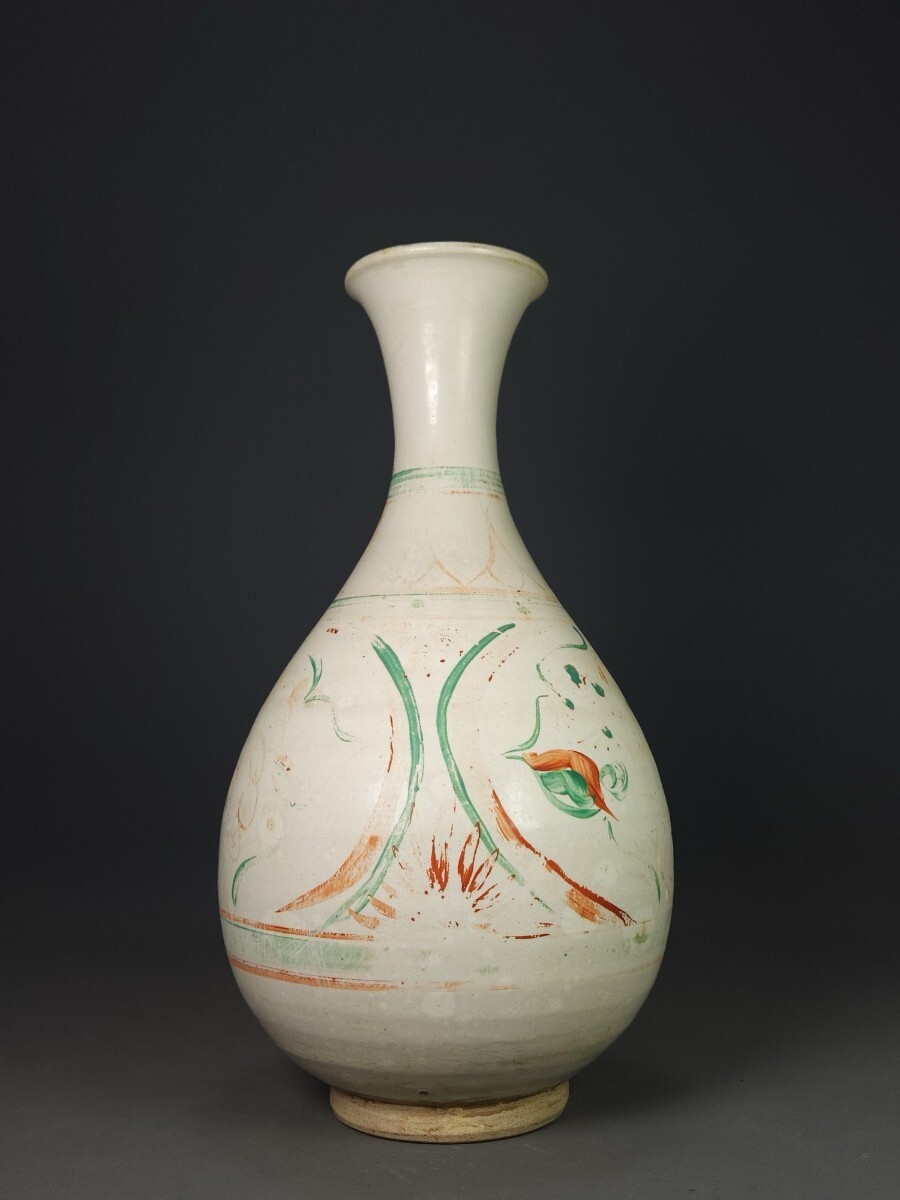 中国古美術 宋時代 花瓶 陶磁器 骨董 古玩 時代物 中国美術 古美術 骨董品 唐物 当時物 置物 高さ27cm w26