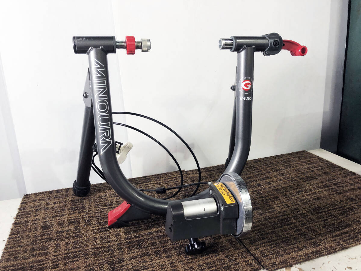 中古★MINOURA ミノウラ V130 固定ローラー サイクルトレーナー【V130】GO80