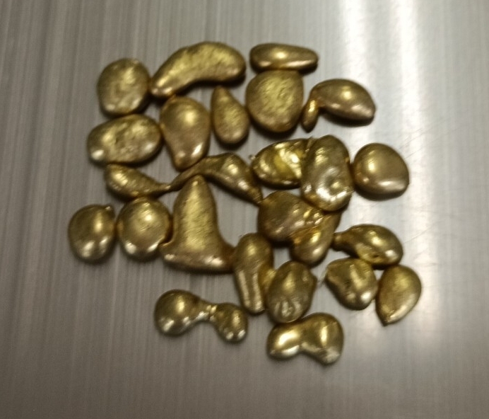 つぶ金 約24.9g 粒金 バラ金 金属 金塊 金属素材 磁気はございません