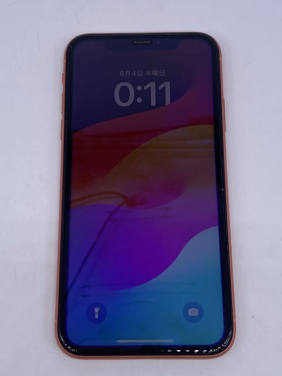 Apple iPhone XR MRYW2LL/A SIMフリー バッテリー最大容量79% 米モデル 2534