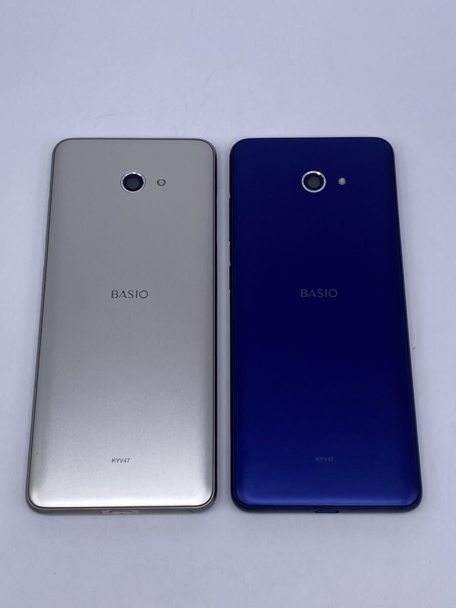 BASIO KYV47 au〇 / KYV47-j SIMフリー 32GB スマートフォン 2台セット 2535