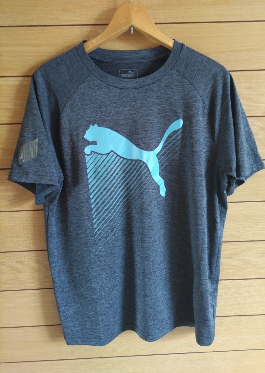 PUMA プーマ メンズ　半袖Tシャツ グレー 　サイズ　L
