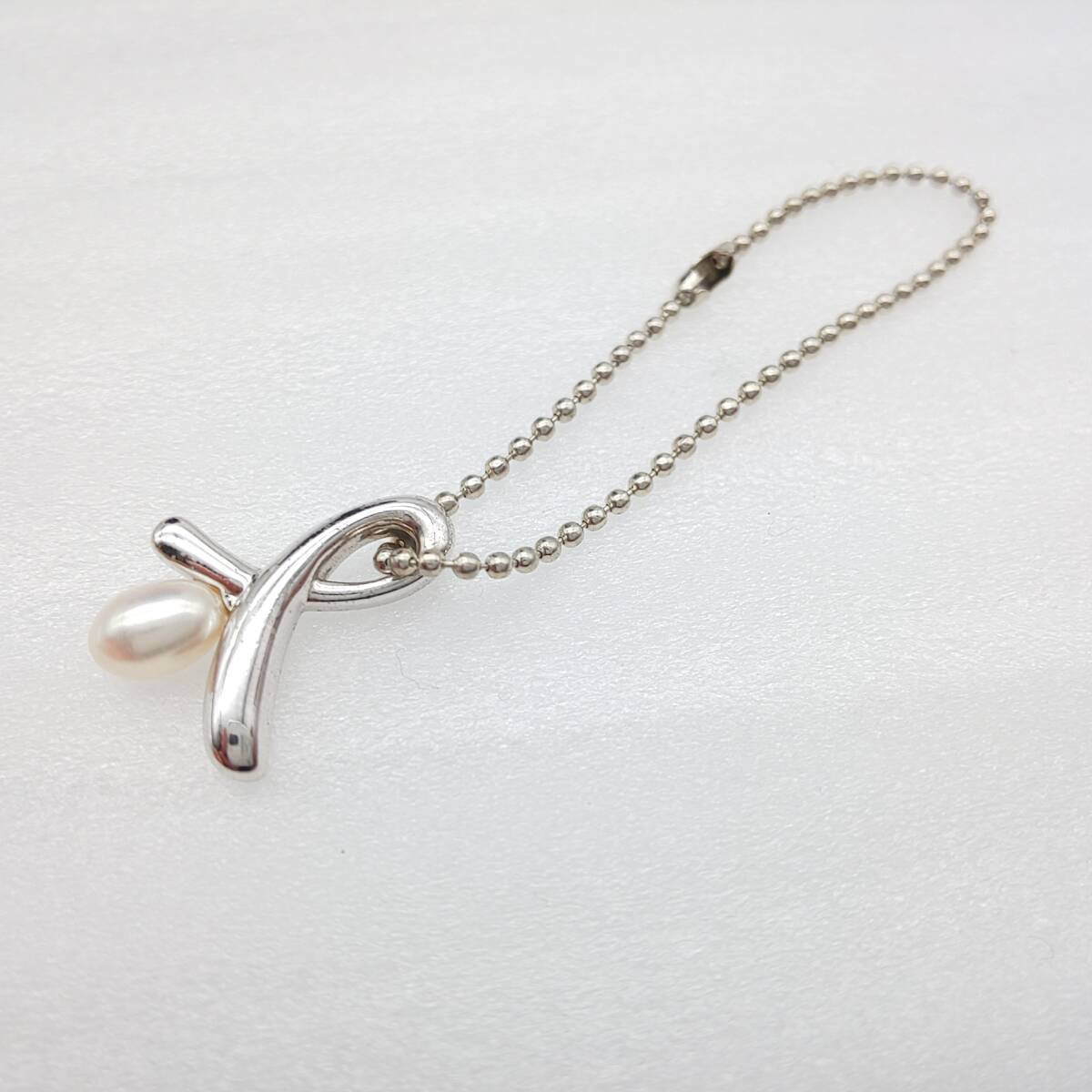 田崎真珠 タサキ TASAKI パールストラップ（ネックレス） シルバーカラー アクセサリー 宝飾品