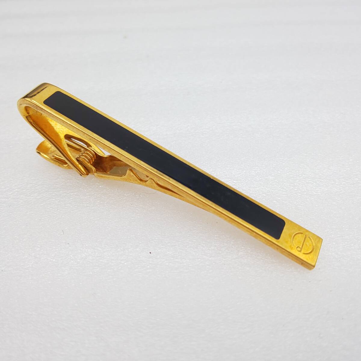 dunhill ダンヒル ネクタイピン ゴールド/ブラックカラー インレイ アクセサリー 宝飾品 