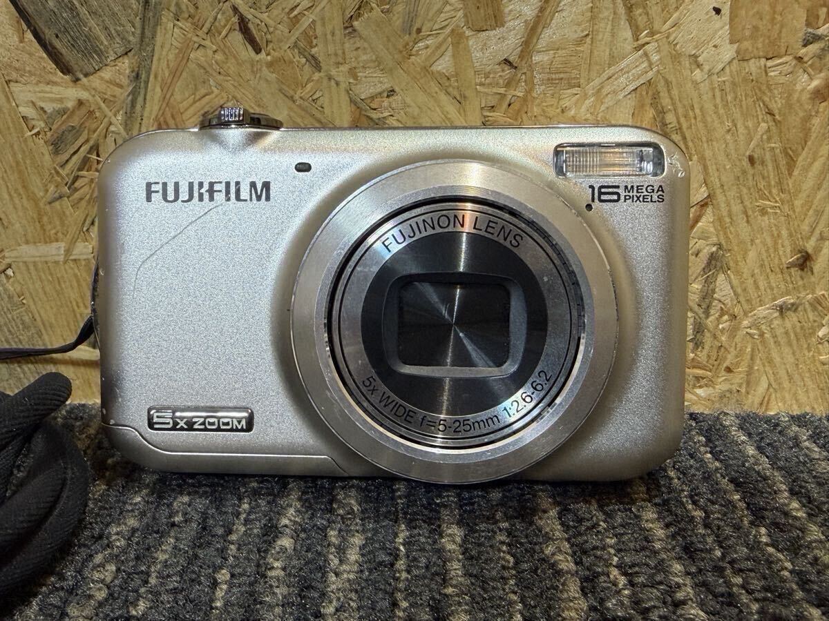 【動作確認済】FUJIFILM FinePix JX400 シルバー 1600万画素 フジフイルム ファインピクス コンデジ オールドデジカメ デジカメ